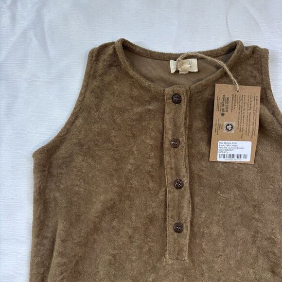 The Simple Folk Romper Size 6-7 The Journey Romper Walnut Unisex NEW WITH TAGS - Picture 4 of 5